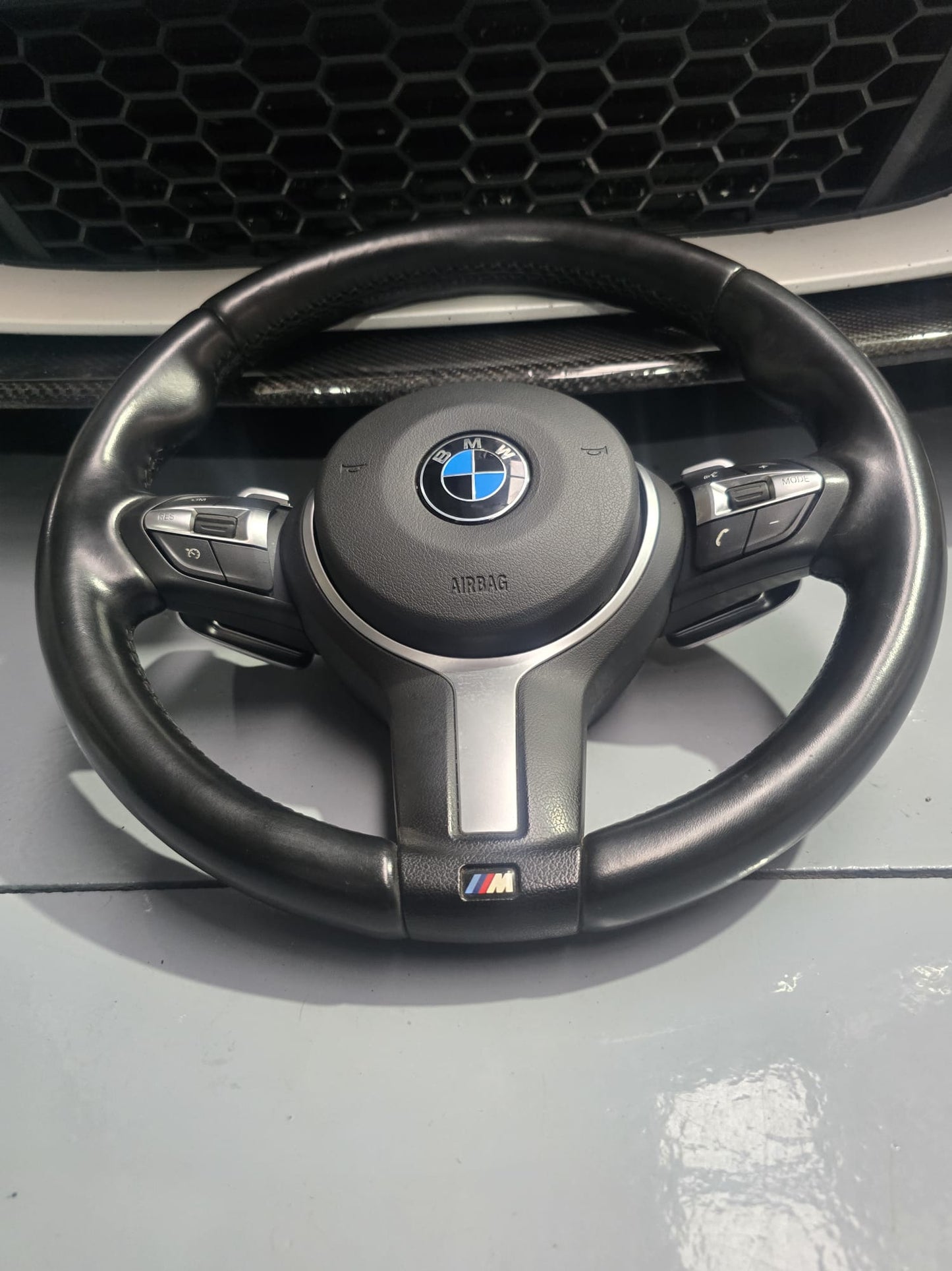 Volante packm com patilhas bmw compatível com serie 1/2/3/4