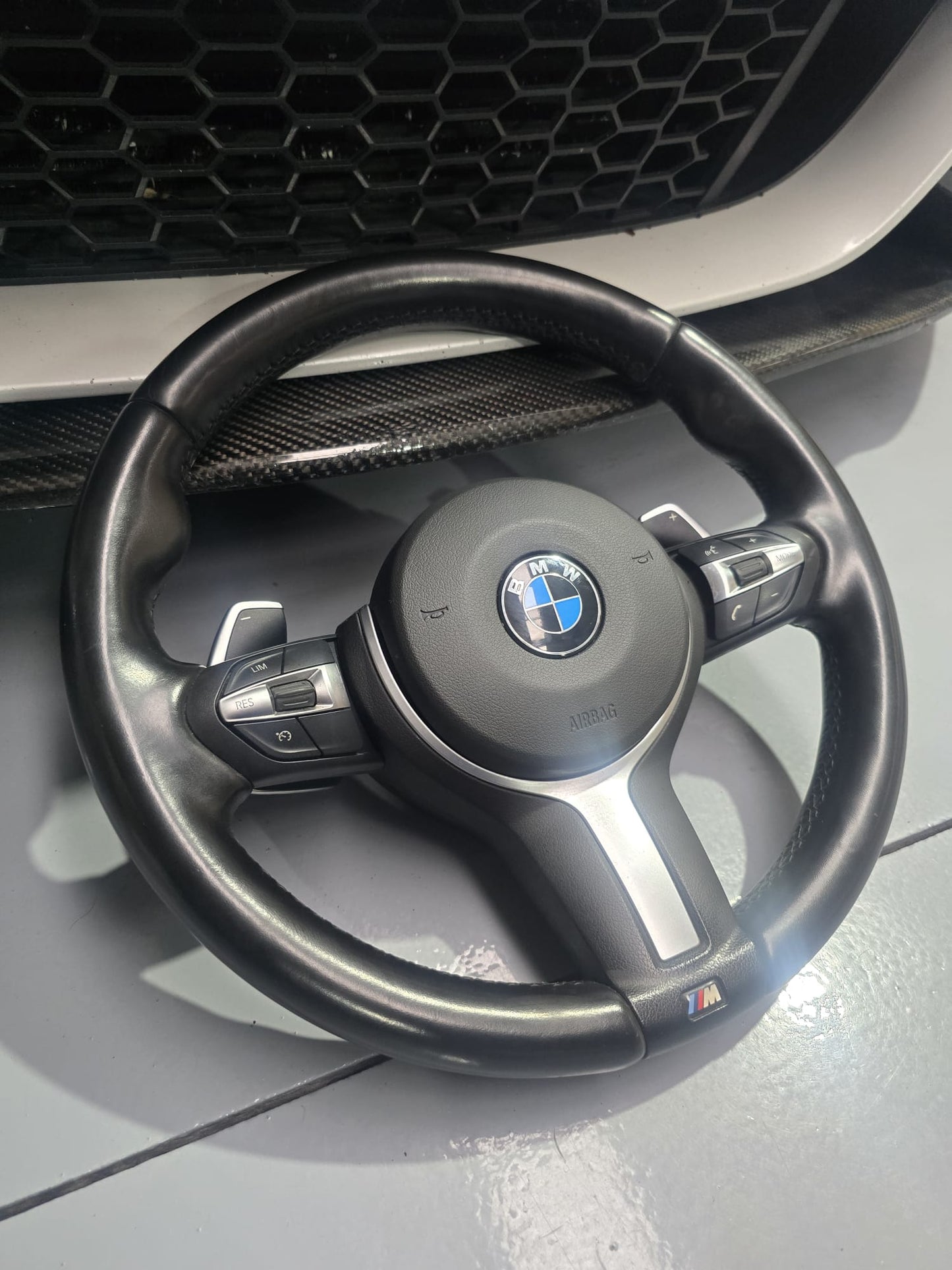 Volante packm com patilhas bmw compatível com serie 1/2/3/4